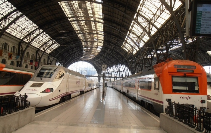 Interrail routes door Zuid-Europa