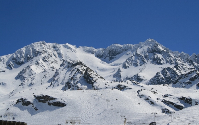 Trein naar skigebied Les Trois Vallées